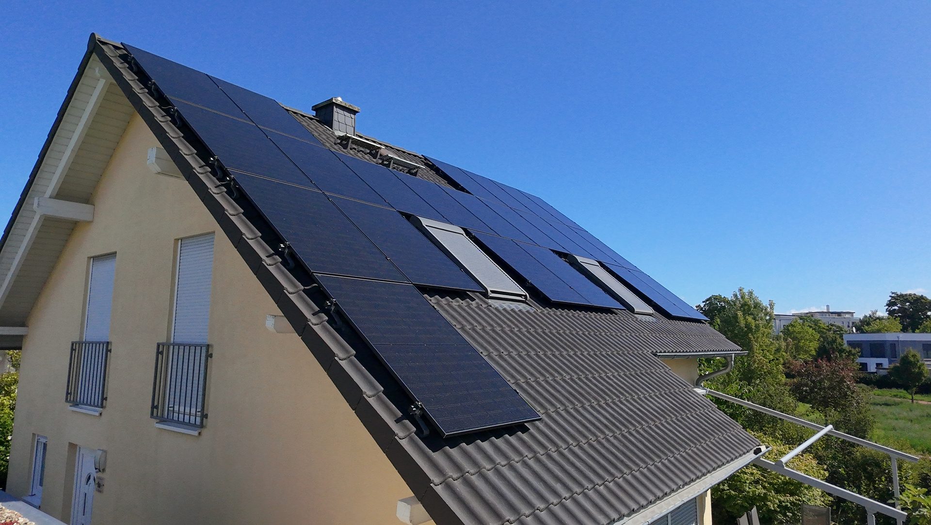 Einfamilienhaus mit Photovoltaik-Anlage